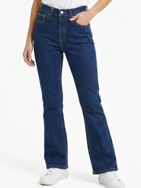 Calvin Klein Classic Bootcut Darkwash Cotton Jeans- Sz. 1/26